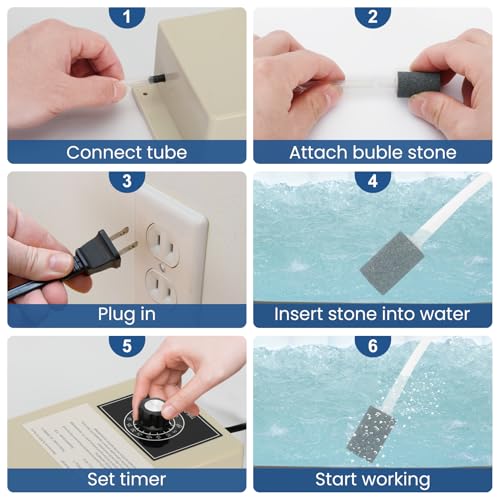 Fuceter 2000mg/h Ozone Generator Cold Plunge with Timer, Ozone Generator Water Keep Cold Plunge, Ice Bath, Spa, Hot Tub, Pool Clean and Fresh for Long Time