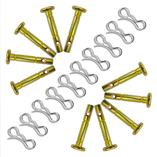 10 pcs Snowblowers Shear Pins Kit - Shear Pin 738-04124 738-04124A and Cotter Pin 714-04040 for MTD Troy-Bilt Snow Blowers