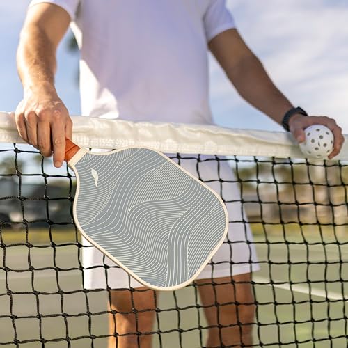 Inscribe Premium Pickleball Paddle – Lightweight Honeycomb Core, Fiberglass Surface, Comfort Grip & Canvas Tote for Fun & Casual Play (Charcoal - 2PK)
