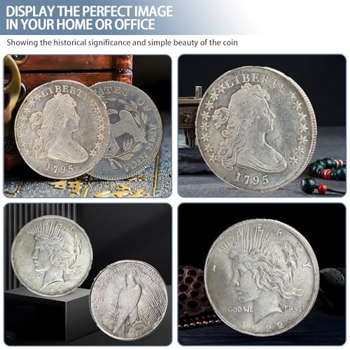 1795 Liberty of The Americas Peace Coin Replica Set with Exquisite Relief Design - Rare Antique American Silver Dollar Collector's Item, Historical Coin Enthusiast Gift, Artistic Souvenir(1PCS