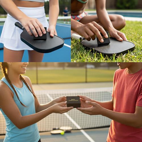 Pickleball Paddle Eraser, 2 Pack Pickleball Paddle Cleaner for Raw Carbon Fiber Paddles Rubber Bar for Fast Residue and Dirt Removal, Pickleball Accessories Eliminates Ball Residue, Dirt, Scratches
