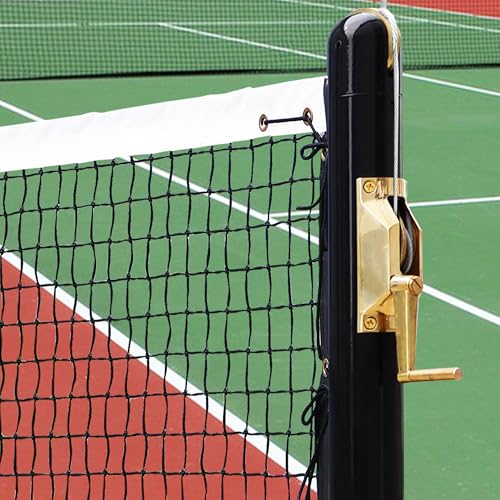 Seliyoo In-Ground Pickleball Net,Heavy-Duty Pickleball Posts,Regulation Tournament-Grade Size,22 FT Regulation Net, Premium-Grade Brass Winder, Galvanized Sleeves,Idea for Outdoor & Indoor Courts