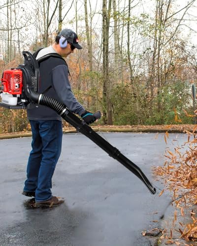 EIDOWA 63CC Gas Backpack Leaf Blower – 665 CFM, 205 MPH, Commercial-Grade Gas Blower for Landscaping, Snow Removal, and Heavy-Duty Yard Work – Lightweight, Quiet for Residential Areas (686 RPO)