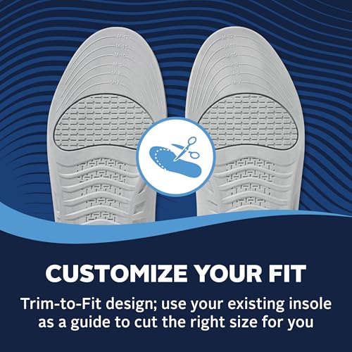 Airplus Ultra Work Memory Plus Shoe Insoles for Long Lasting Comfort, Womens, Size 5-11