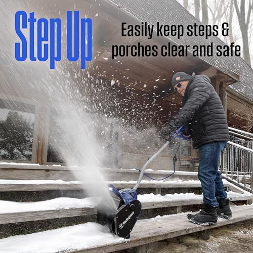 Westinghouse WSnow11SD Corded Snow Shovel, 11-inches Wide, Electric Snow Shovel with 20ft Throwing Distance, Plows 300lbs/min for Driveway/Steps/Sidewalk/Porch