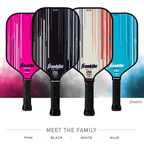 Franklin Sports Pro Pickleball Paddles - Signature Series Pro Paddle with MaxGrit Surface - USA Pickleball (USAPA) Tournament Approved - 16mm Polypropylene Core - Gold