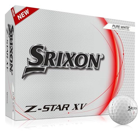 Srixon Z-Star XV Golf Balls, Z-Star XV 8, White
