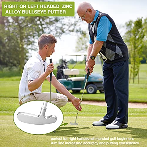Asyxstar Upgraded Golf Putter, Golf Putter for Him Her - 33" Two Ways Mini Golf Putters for Men Women Right/Left Handed Golfers, Golf Clubs Set with 2 Golf Practice Balls for Any Putting Mat