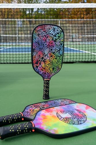Gamma Pickleball Paddles, PolyCore Series, Enhanced Pickleball Paddles, Graphite, Composite Power, Honeycomb Grip, Made in The USA, Elogated Paddle - Needle- Zenspire Edition