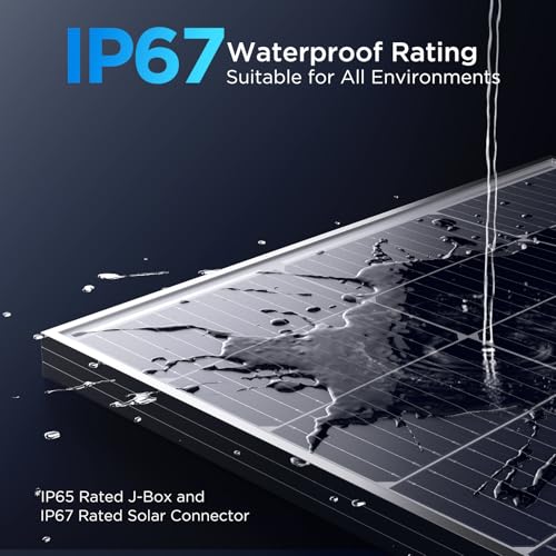 Callsun 400W Solar Panel, 4 Pcs 100 Watt Solar Panel with High-Output Design,High Efficiency Monocrystalline PV Module for for 12V/24V/48V System,RV,Home,Rooftop,Farm,Off-Grid Cabin,Emergency Backup