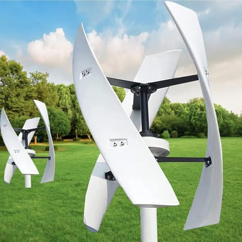 20,000W Vertical Axis Wind Turbine Kit, Grid-Tied Home Generator with Inverter & Controller, Efficient Renewable Energy for Sustainable Power, 220V Power Solution