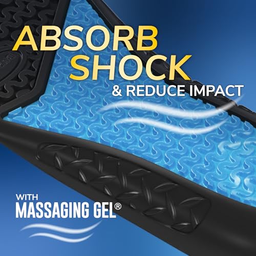 Work All-Day Superior Comfort Insoles (with) Massaging Gel, Women, 1 Pair, Trim to Fit