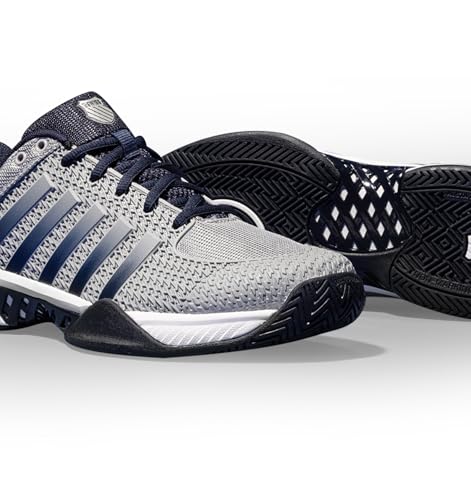 K-Swiss Men's Express Light Pickleball Shoe, Highrise/Navy, 9 M