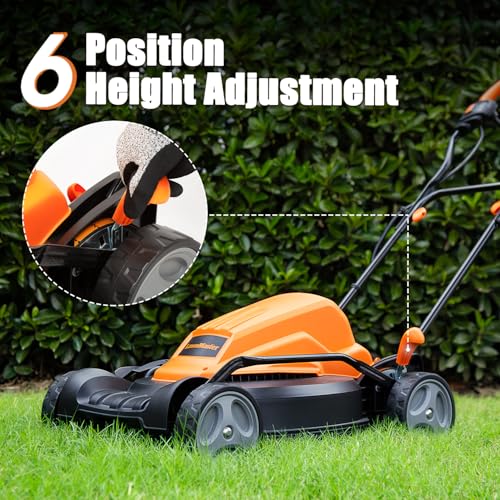 LawnMaster Electric Lawn Mower 12AMP 19-Inch ME1218X.01