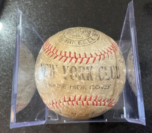 1930 Yankees Signed Baseball Ruth/Gehrig JSA Record Season .309 Team BA - Autographed Baseballs