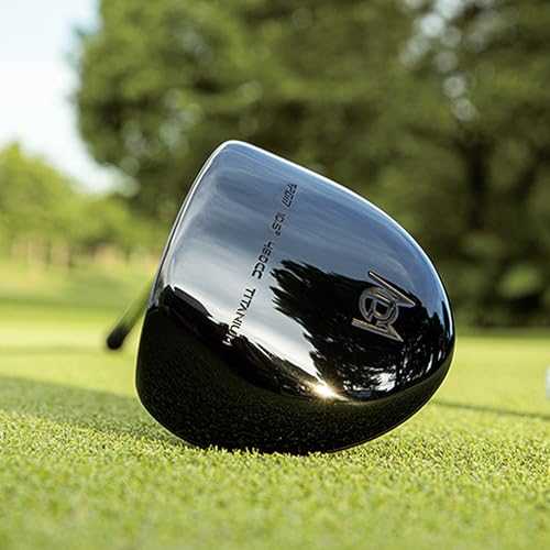 PGM 19 Piece Men's Complete Golf Club Sets - Ultra-Thin Face Titanium Driver (0.85+ COR), High COR Fairway Woods, Forged Irons, Precision CNC Milled Putter, with Stand Bag - Right Handed -Regular