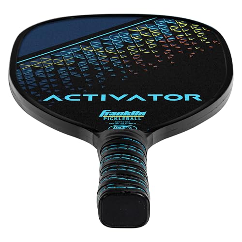 Franklin Sports Activator Pickleball Paddle and Ball Set - (2) Wooden Rackets + (2) X-40 Balls - 2 Player Paddle Set - USA Pickleball (USAPA) Approved