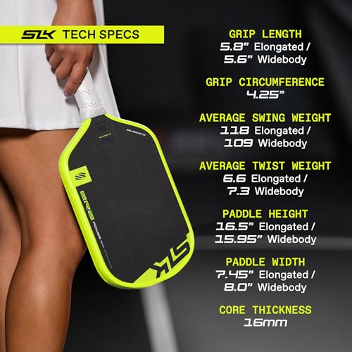 Selkirk Sport SLK ERA Power Pickleball Paddle | Carbon Fiber & Fiberglass Hybrid Face for Power, Spin & Control | Dynamic Fusion Core | Professional Pickleball Paddles | Widebody Volt
