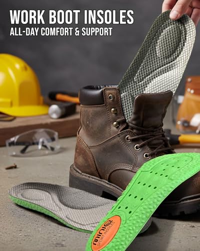 MINIQ Cloud Comfort Insoles for Men & Women - Ultra-Soft Shoe Soles with Memory Foam Cushioning, Arch Support Inserts with Gel Pad for Running, Walking & Boot Shoes