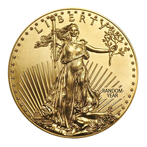 USA $25 1/2oz Gold American Eagle Coin - Brilliant Uncirculated Random Date - United States Mint