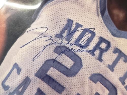 Michael Jordan Autographed 8x11 Magazine Page Photo North Carolina Tar Heels Vintage Full Name College-Era Signature Beckett BAS #13004248 - Autographed College Magazines