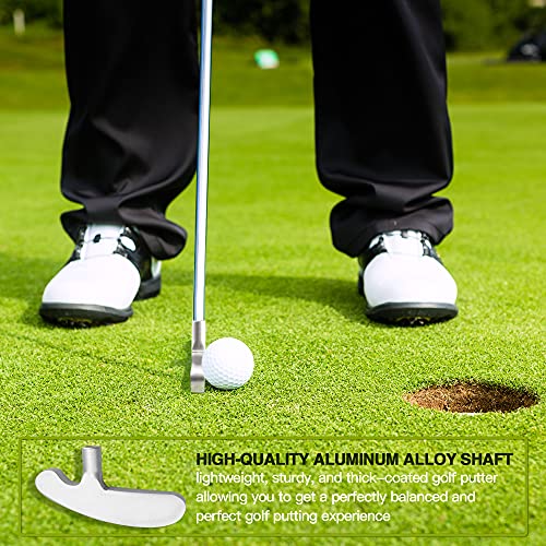 Asyxstar Upgraded Golf Putter, Golf Putter for Him Her - 33" Two Ways Mini Golf Putters for Men Women Right/Left Handed Golfers, Golf Clubs Set with 2 Golf Practice Balls for Any Putting Mat
