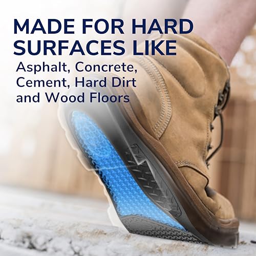 Dr. Scholl's Work Insoles (Pack) // All-Day Shock Absorption and Reinforced Arch Support That Fits in Work Boots and More (for Men's 8-14, Also Available for Women's 6-10) 1 Pair (Pack of 2) 2 Count