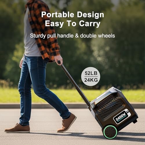 IEE 2400W/2048Wh Solar power station With 200W Solar Panel,P2400 Solar Generator(5000W Peak),1800W Super Fast Charging,APP Control Emergency Power Station for Home, Camping, Power Outages