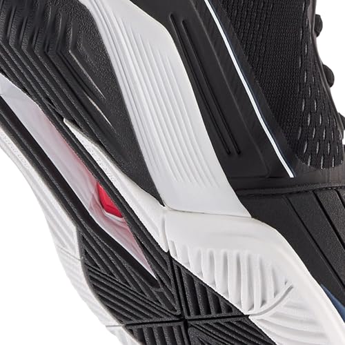 WILSON Rush Pro 4.5 Men's Tennis Shoe, Black/White/Ensign Blue, Size 9.5
