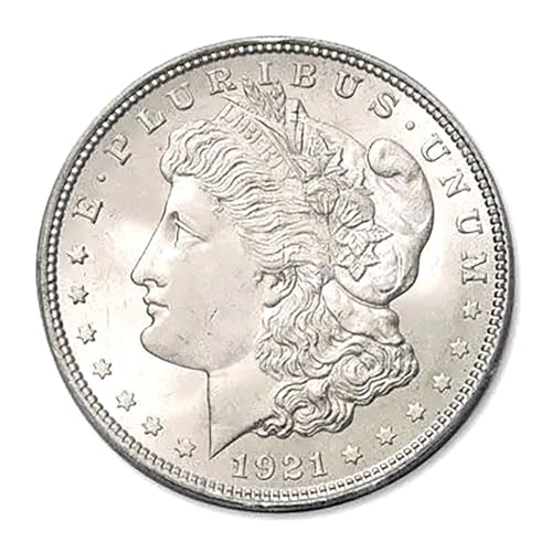 1921 P $1 Morgan Silver Dollar in Air Tite Capsule Holder - Brilliant Uncirculated (BU) Grade Dollar Uncirculated