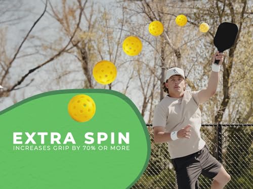 Quietshhot Mutes The Noise - Not The Game - Increase Spin Pickleball Paddle Sound Reducer - Pickleball Noise Reducer Quiet Pickleball Paddle Standard/Hybrid Paddle Size 10.5" x 7.6" - 4 Pads