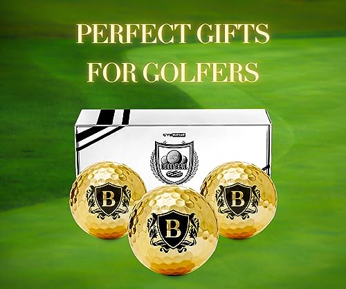 CybGene Golf Gifts for Men Unique, Personalized Colored Golf Balls, Cool Accessories for Golfers, Golf Lovers, for Birthday and Christmas