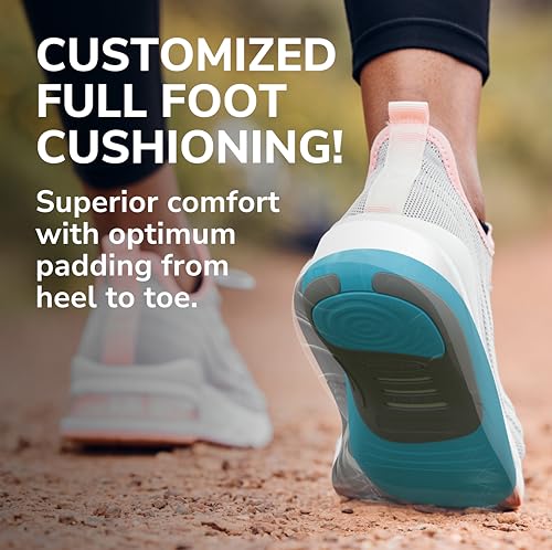 Dr. Scholl's Custom FiT Comfort – Plantar Fasciitis Insoles, Orthotics Shoe Inserts with Arch Support for Men & Women, Suitable for 220+ lbs, Stay on Your Feet All-Day with Optimum Cushioning, CF610