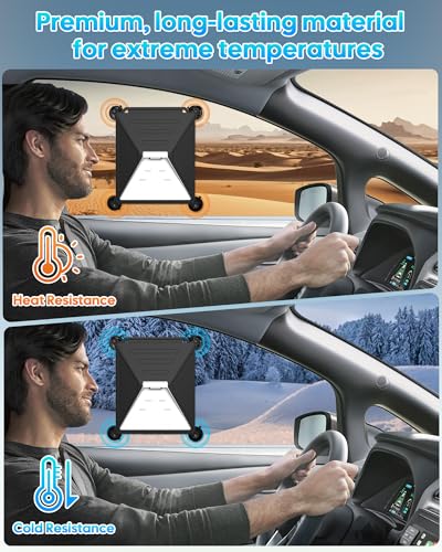 Starlink Mini Suction Cup Mount—Silicone Protective Case for Starlink Mini Accessories, Scratch-Resistant Design, Perfect for Outdoor Travel/Camping
