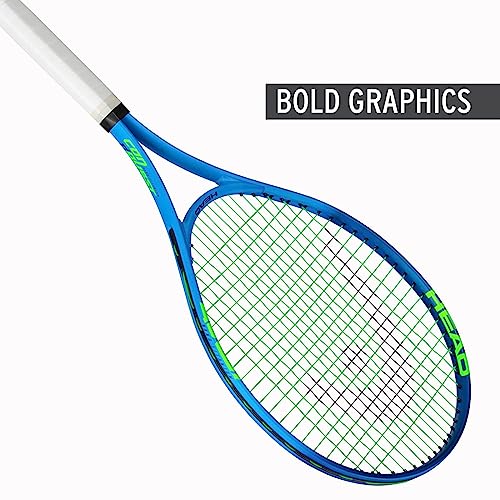 HEAD Ti. Conquest Tennis Racquet, Nano Titanium Technology, Oversized 108 sq in Head, Lightweight O-Beam Construction, Pre-Strung Beginner & Recreational Tennis Racquet, 4 1/4 Inch Grip