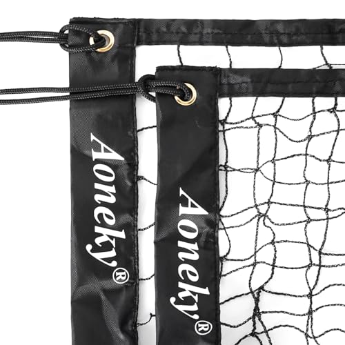 Aoneky Outdoor Replacement Portable Pickleball Net - Indoor Standard Regulation Pickleball Court Netting Only, 21ft