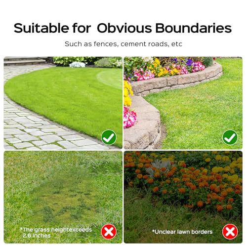 YARDCARE 2026 M800Plus GPS+3D Vision Cordless Robot Lawn Mower with Bow-Shaped Path Mowing, APP Control, Robotic Lawnmower with Obstacle Avoidance, Auto-Charging for Lawns up to 8611 sq.ft