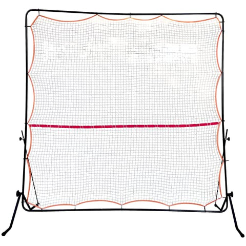 Tourna Rally Pro Adjustable Tilt Rebound Net (7x7 ft) for Tennis and Pickleball, Black