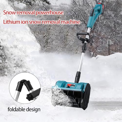 Cordless Snow Shovel, 13-Inch Electric Snow Blower, 26FT Throw Distance, Battery Snow Thrower, Winter Snow Removal Tool for Home, Yard and Patio, Lightweight 25lb