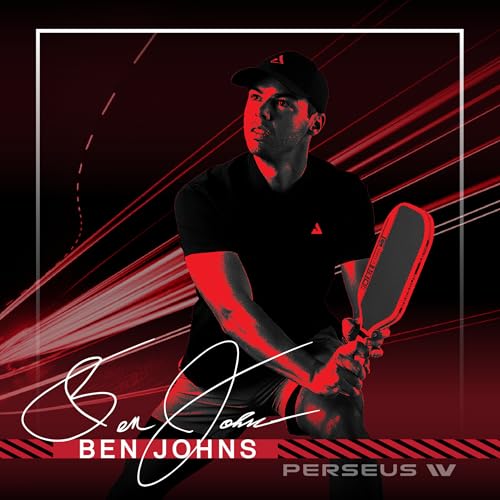 JOOLA Ben Johns Perseus Pro IV 14mm Pickleball Paddle - Tech Flex Power - Elongated Shape for Power & Spin - Propulsion Core Increases Power & Touch - UPA-A Certified - USAP Approved - NFC Chip