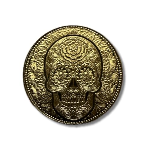 1/200 oz .9999 Fine Gold – Day of The Dead Rose Skull Design (Sealed in Capsule)