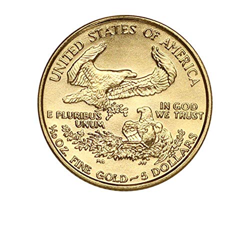 1986 - Present (Random Year) 1/10 oz American Eagle Gold Bullion Coin (Type 1 or Type 2) Brilliant Uncirculated with Original United States Mint Box $1 Seller BU