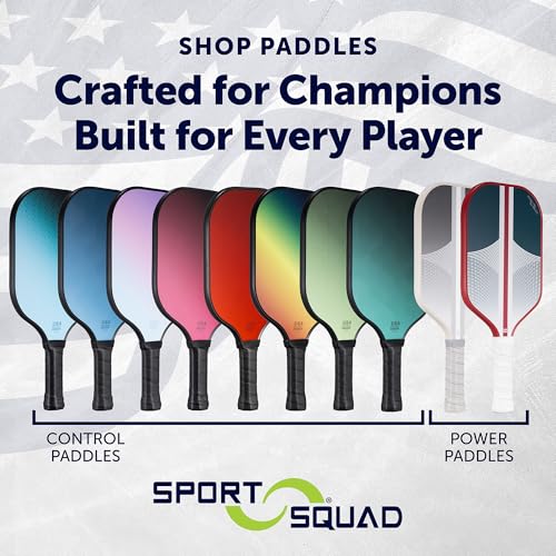 Sport Squad 10' Half-Court Pickleball Net - Easy & Quick Setup - Portable Pickleball Net For Dink & Singles Practice - Durable, Weather-Resistant Frame for Indoor & Outdoor Play - Storage Bag Included