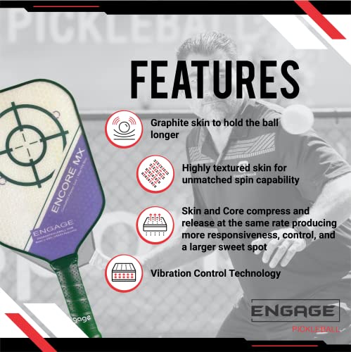 Encore MX Elongated Clearance (40% Off) by Engage Pickleball