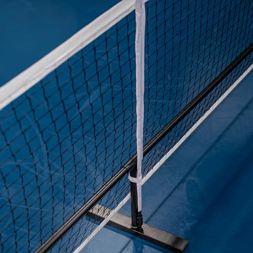 Onix Pickleball 2-in-1 Regulation-Size Portable Net and Practice Net Set Includes Carrying Case with Wheels,White