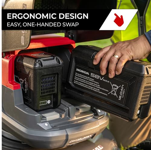 Honda DP50120 12Ah Lawn Mower Battery for HRN-BV, HRX-BV, HRX-BE, HRC-BE Variable Speed Self Propelled Lawn Mowers, Patented Connection for More Reliable Operation (DP50120CBNA)