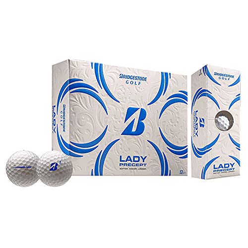 Bridgestone Lady Precept White Golf Ball - Dozen