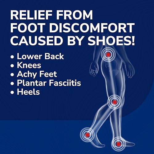 Dr. Scholl's Custom FiT Comfort – Plantar Fasciitis Insoles, Orthotics Shoe Inserts with Arch Support for Men & Women, Suitable for 220+ lbs, Stay on Your Feet All-Day with Optimum Cushioning, CF610