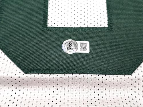 Packers Jordan Love Autographed White Jersey Beckett BAS Witness