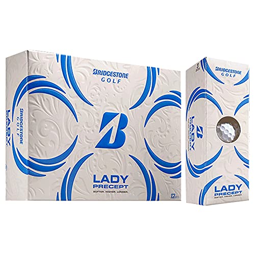 Bridgestone Lady Precept White Golf Ball - Dozen